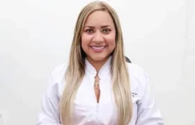 Eimy Liz Camargo, gerente saliente del hospital de Malambo.