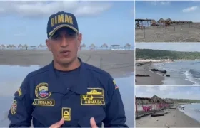 Capitán del Puerto de Barranquilla, capitán de fragata Carlos Urbano Montes.