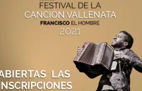Afiche promocional del Festival de la Canción Vallenata.