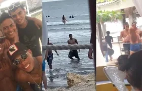 Jugadores de Junior Jefferson Gómez, Daniel Moreno, Luis Sandoval, Edwin Velasco y Willer Ditta se fueron de playa y rumba.