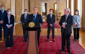 Reunion Iván Duque-Eamon Gilmore Union Europea