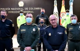 Policía de Colombia y España se unieron en el operativo.