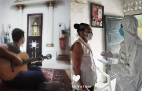 Yever Arcón, el cantante de música religiosa; y Yuverlín Arcón, el falso médico.