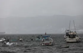 Malecón de Acapulco se encuentra cerrado debido a la tormenta tropical Enrique.