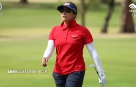 María José Uribe, golfista colombiana. 