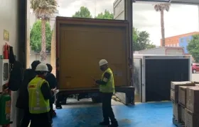 Llegada de nuevo lote de vacunas de Pfizer a Colombia.