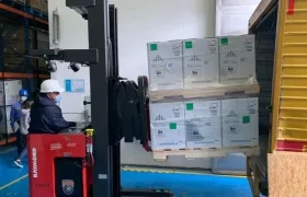 El nuevo lote de vacunas de Pfizer contra el Covid-19 llegó al país.