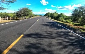 Un tramo del corredor vial.