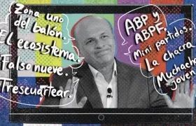 Carlos Antonio Vélez, comentarista de fútbol.