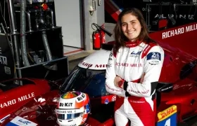 Tatiana Calderón, piloto colombiana. 