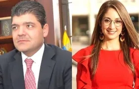 Juan Diego Gómez y Jennifer Arias, eventuales presidentes de Senado y Cámara.