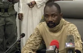 El presidente interino de Mali, el coronel Assimi Goita.