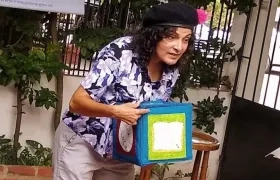 Vicky Osorio, narradora y titiritera.