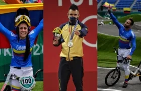 Mariana Pajón, Luis Javier Mosquera y Carlos Ramírez son los deportistas que han ganado medallas.