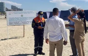 Dimar inspecciona playas en Belo Horizonte.