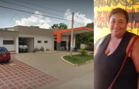 En el hospital de Repelón fueron atendidas las dos mujeres. En la foto, Estebana Bravo.