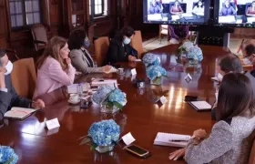 La Vicepresidenta y canciller Marta Lucía Ramírez participa en reunión de alto nivel sobre flujos migratorios irregulares.