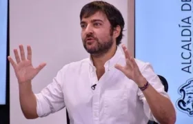 El Alcalde de Barranquilla, Jaime Pumarejo.