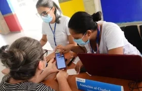 Jornada de descentralización de servicios de la Secretaría de Educación en Santo Tomás.