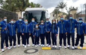 Deportistas colombianos para los Juegos Paralímpicos. 