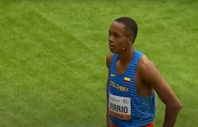John Andrés Berrio, atleta colombiano. 