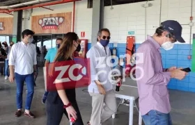 Neven Ilic a su vista al estadio Édgar Rentería. 