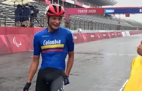 Juan José Betancourt, paraciclista colombiano. 