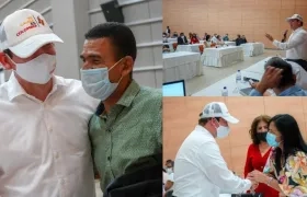 John Milton Rodríguez presentó en Barranquilla su candidatura a líderes religiosos, educativos y cívicos.