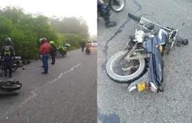 Lugar donde ocurrió el accidente. 