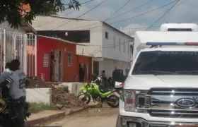 Lugar donde ocurrió el ataque sicarial en el barrio El Bosque. 
