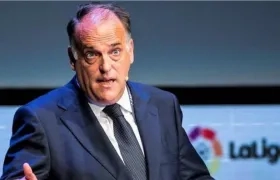Javier Tebas, presidente de la Liga española.
