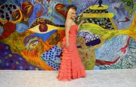 Siham Sabagh, artista libanesa residenciada en Colombia.