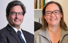 Alberto Carrasquilla y su esposa, Clara Elena Parra.