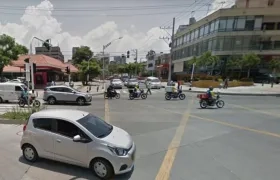 Calle 79 con carrera 53, lugar donde ocurrió el hecho. 