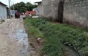 Aspecto de una calle del barrio La Candelaria I. 