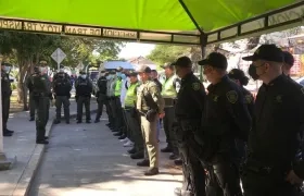 El primer Comando Dinámico Local se realizó hoy en el barrio San Roque de Barranquilla. 