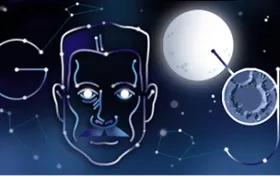 Doodle dedicado al astrónomo colombiano Julio Garavito.