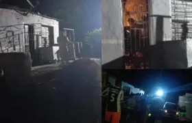 Lugar de los hechos en la vereda El Salón, Zona Bananera.