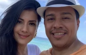 Karen Váquiro Cuéllar y su esposo Andrés Mayorquín.