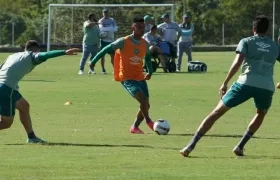 Equipo de Chapecoense durante uno de los últimos entrenamientos.