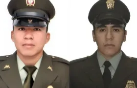 Los dos policías asesinados. 
