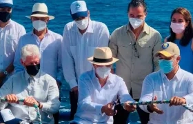 La cita contó con la presencia del expresidente Bill Clinton, el presidente ecuatoriano Guillermo Lasso, el Presidente Iván Duque y delegaciones de alto nivel de Costa Rica y Panamá.