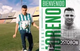 El volante Giovanni Moreno.