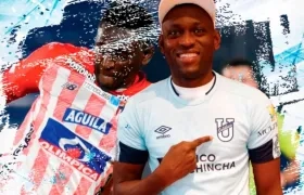 Cristian Martínez Borja, exdelantero de Junior. 