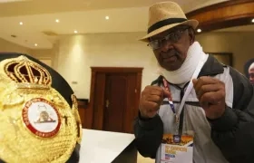 El exboxeador colombiano Bernardo Caraballo.