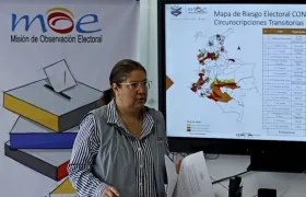 Alejandra Barrios, directora de la MOE.