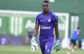 Iván Arboleda, arquero colombiano. 