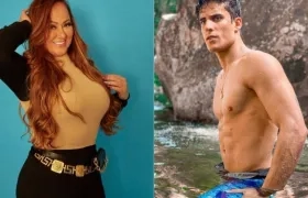 La pareja Nadine Goncalves y Tiago Ramos.