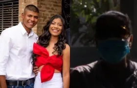 Los jóvenes Juan Esteban, sobreviviente; María Camila, desaparecida, y la mamá en Estados Unidos.