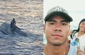 Los hermanos Montoya Caicedo. Juan Esteban sobrevivió; su hermana María Camila está desaparecida.